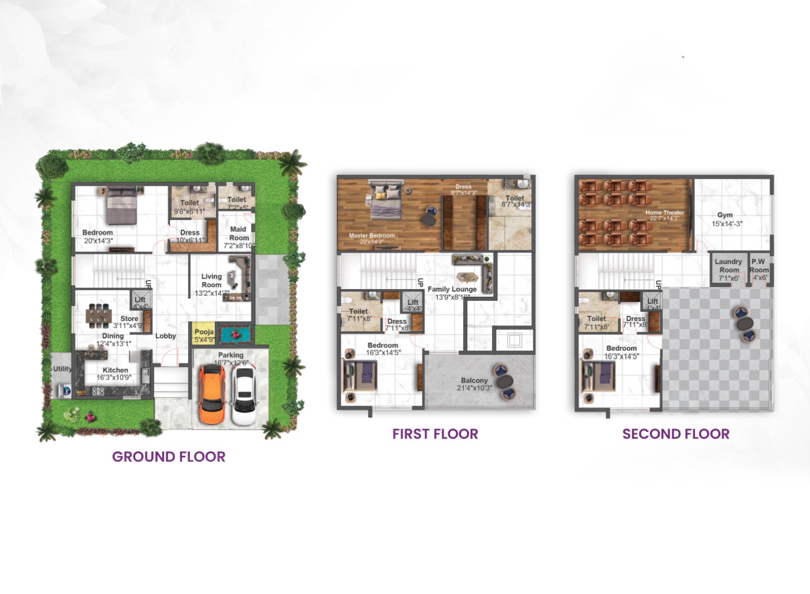 Floor plan 400 sq. yds